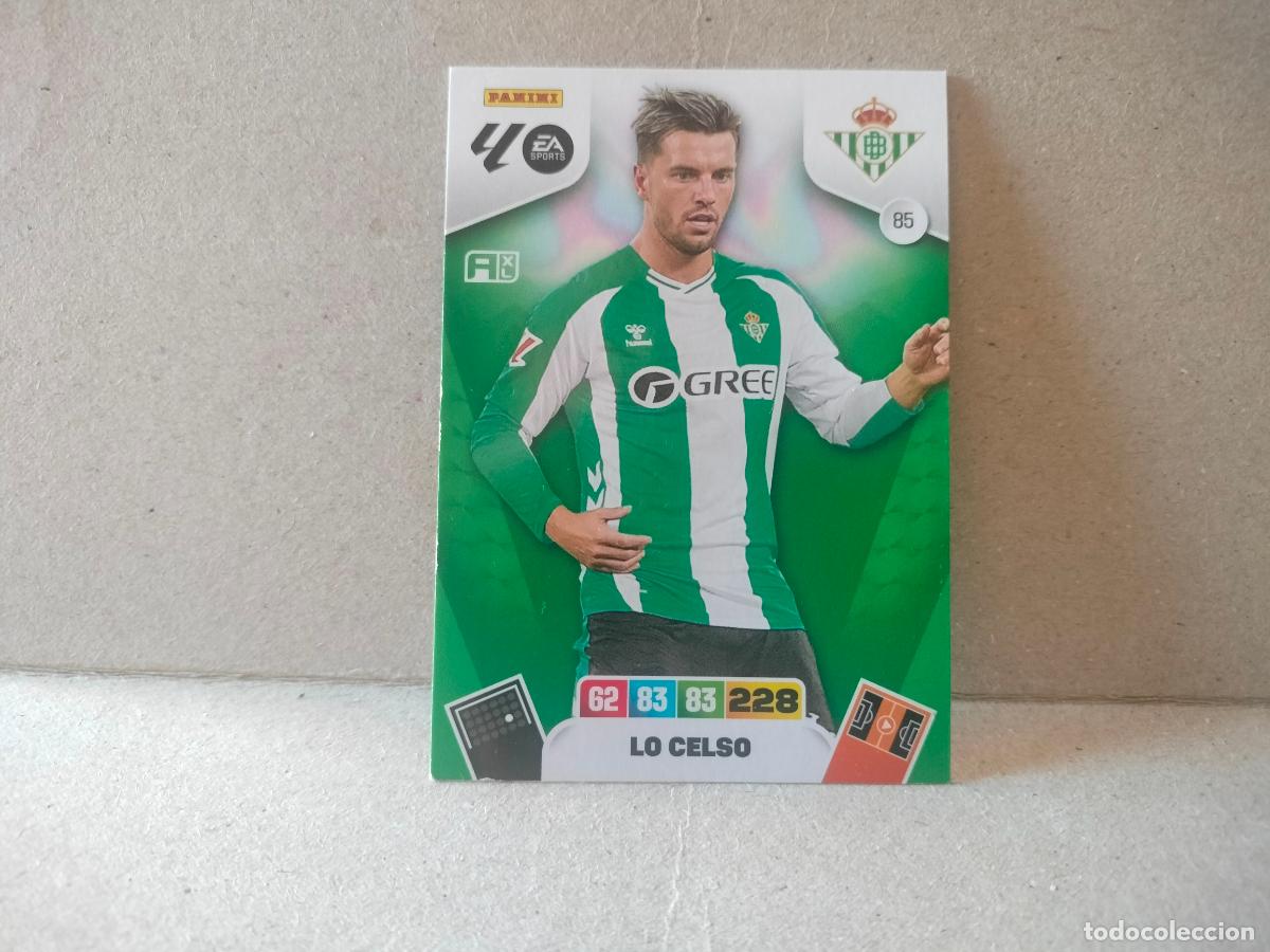 Cromos de f&uacute;tbol: CROMO FUTBOL 25-26 ADRENALYN XL BETIS LO CELSO N&Uacute;MERO 85 PANINI