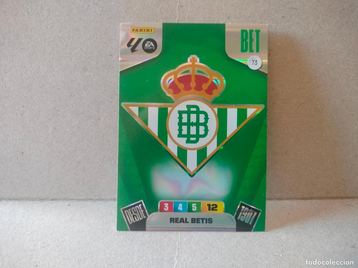 Figurine di Calcio: CROMO FUTBOL 25-26 ADRENALYN XL BETIS ESCUDO N&Uacute;MERO 73 PANINI