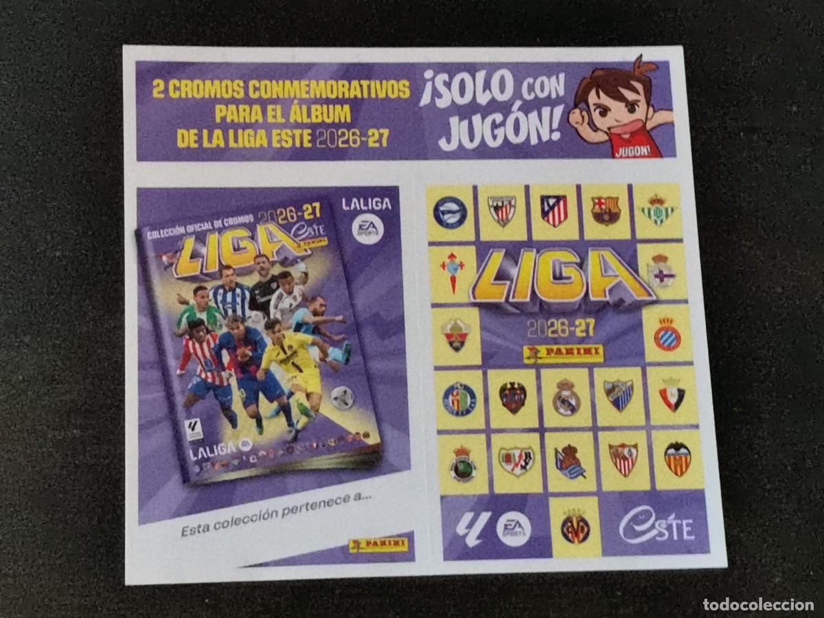 Figurine di Calcio: Panini Liga Este 2026/27 2 Cromos Conmemorativos
