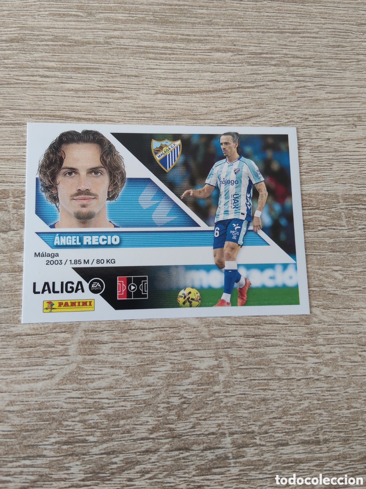 Cromos de f&uacute;tbol: Recio coloca M&aacute;laga liga 2026 2027 26 27 ediciones este