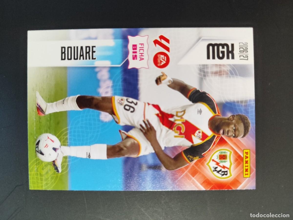Cromos de f&uacute;tbol: MEGACRACKS 26/27 CARD FICHA BIS BOUARE RAYO VALLECANO # 298BIS PANINI
