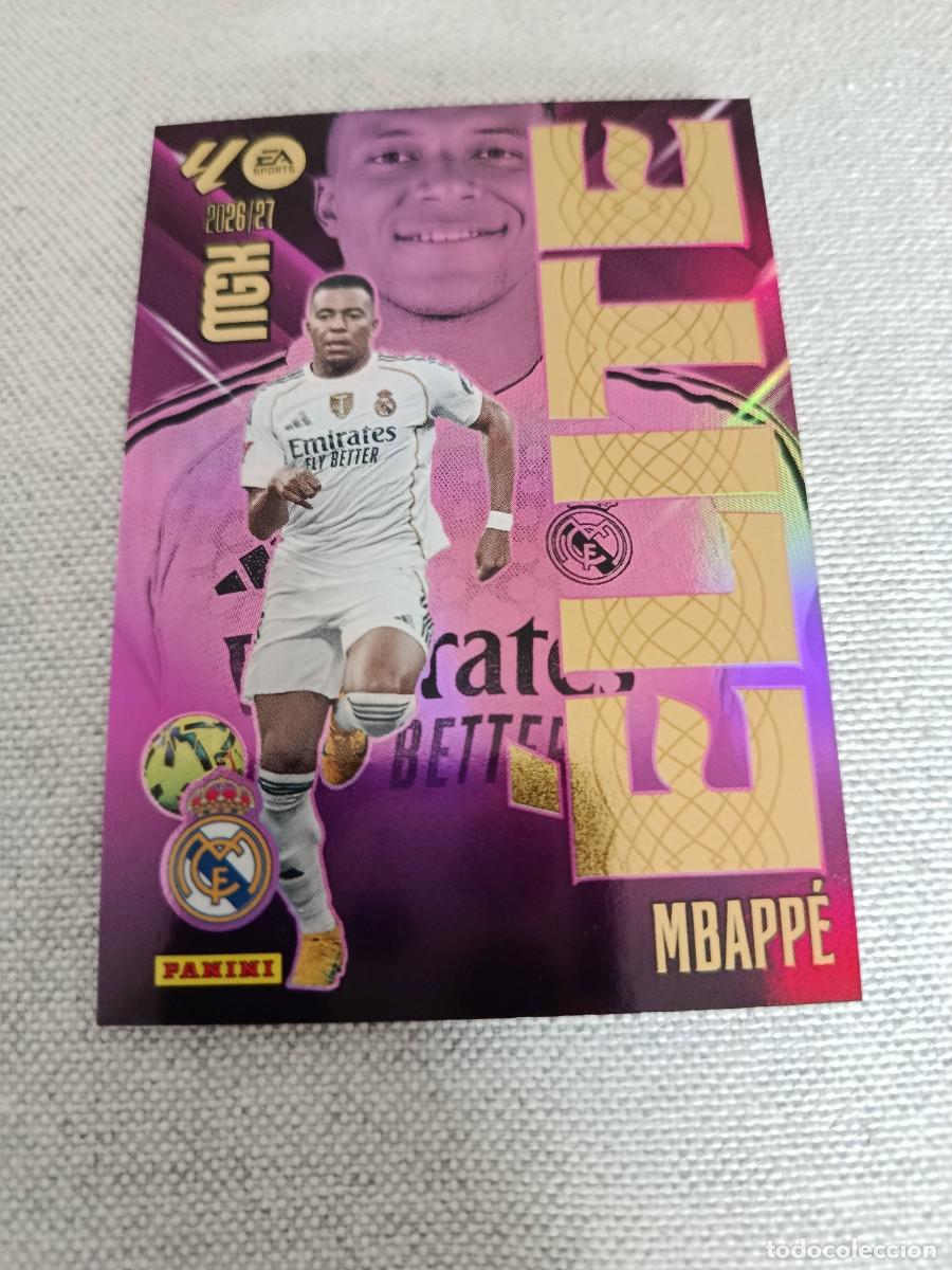 Cromos de f&uacute;tbol: Megacracks 26/27. 10- Mbappe. Real Madrid. &Eacute;lite.