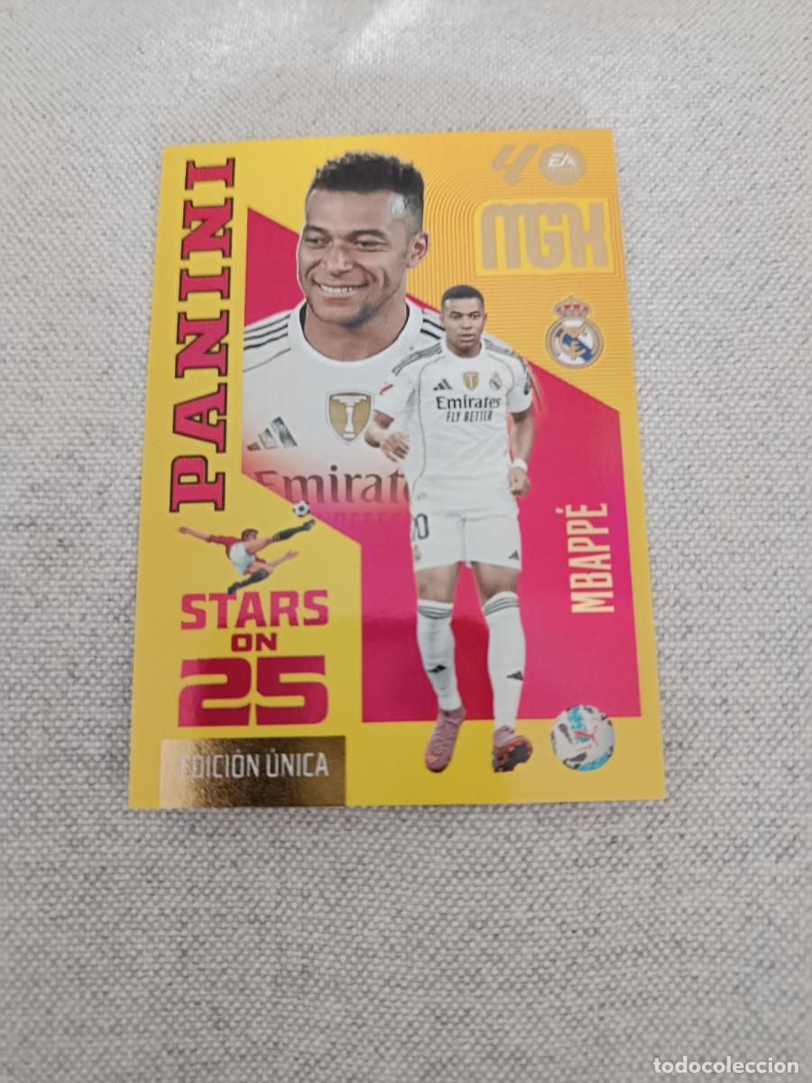 Fu&szlig;ball-Sticker: Megacracks 26/27. 450- Mbappe. Real Madrid. Stars on 25.