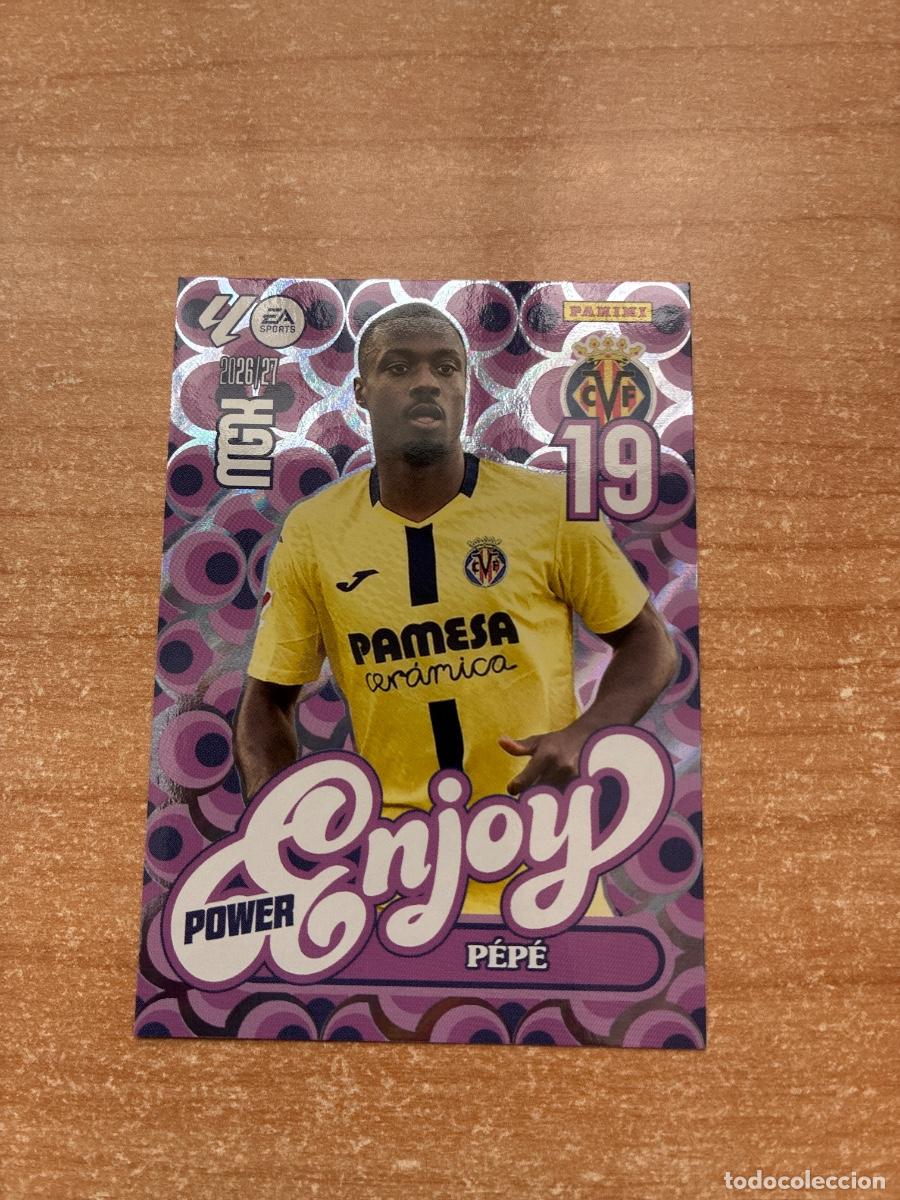 Cromos de f&uacute;tbol: 386 PEPE POWER ENJOY VILLARREAL MEGACRACKS 2026 2027