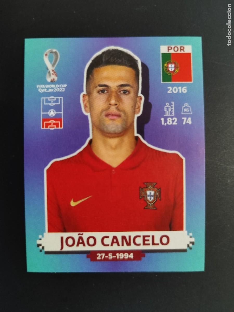 Cromos de f&uacute;tbol: FIFA WORLD CUP QATAR 2022 STICKER JOAO CANCELO PORTUGAL # POR5 PANINI