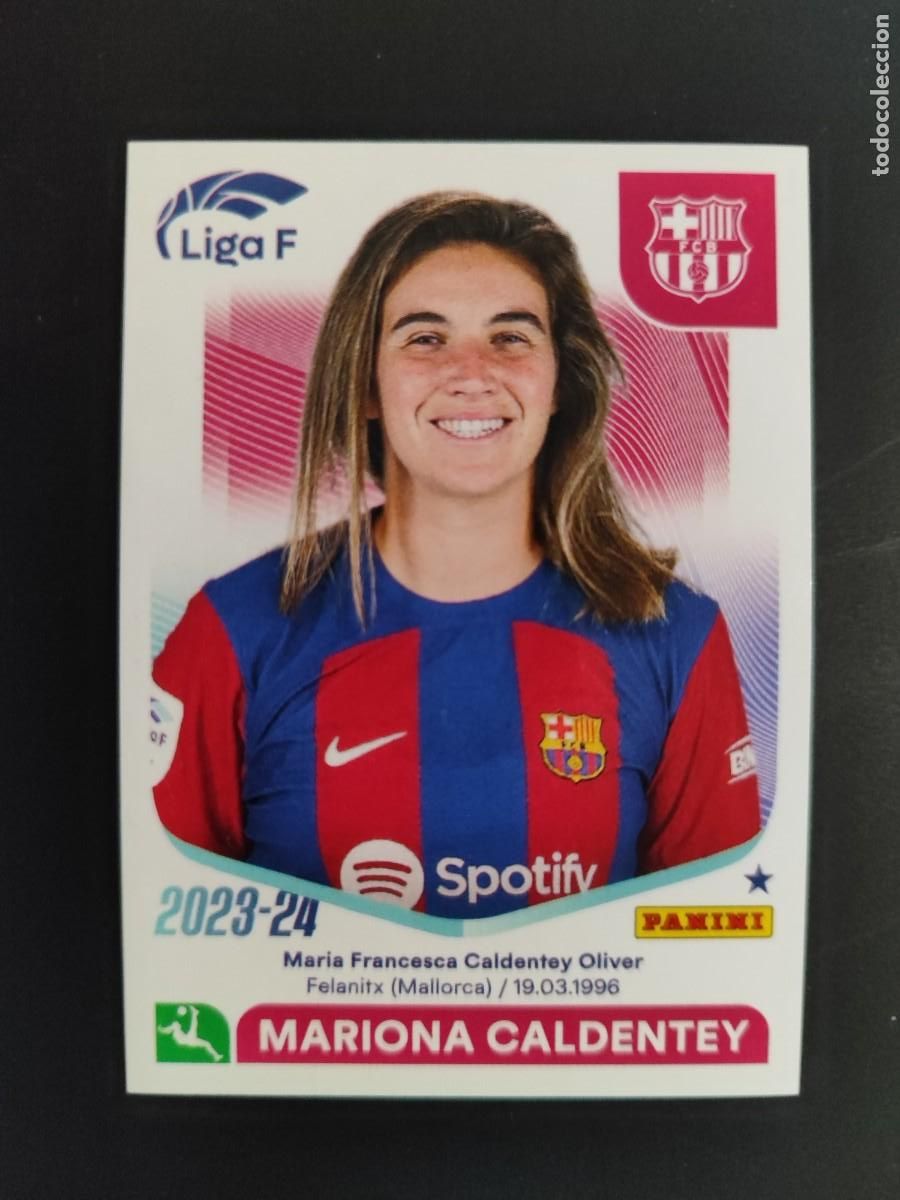 Cromos de f&uacute;tbol: LIGA (F) FEMENINA 2023/24 STICKER MARIONA CALDENTEY FC BARCELONA # 58 PANINI