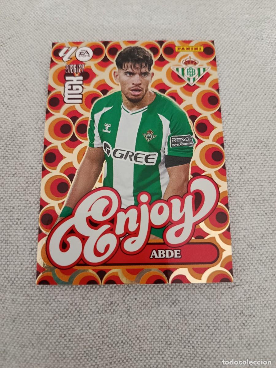 Cromos de f&uacute;tbol: Megacracks 26/27. 379- Abde. Real Betis. Enjoy.
