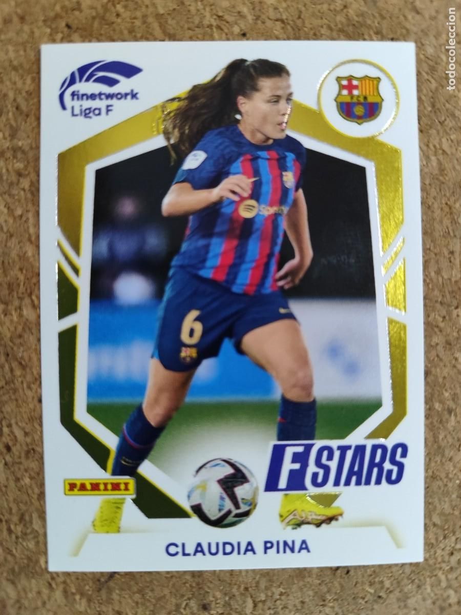 Cromos de f&uacute;tbol: LIGA (F) FEMENINA 2022/23 STICKER F STARS CLAUDIA PINA FC BARCELONA # 332 PANINI