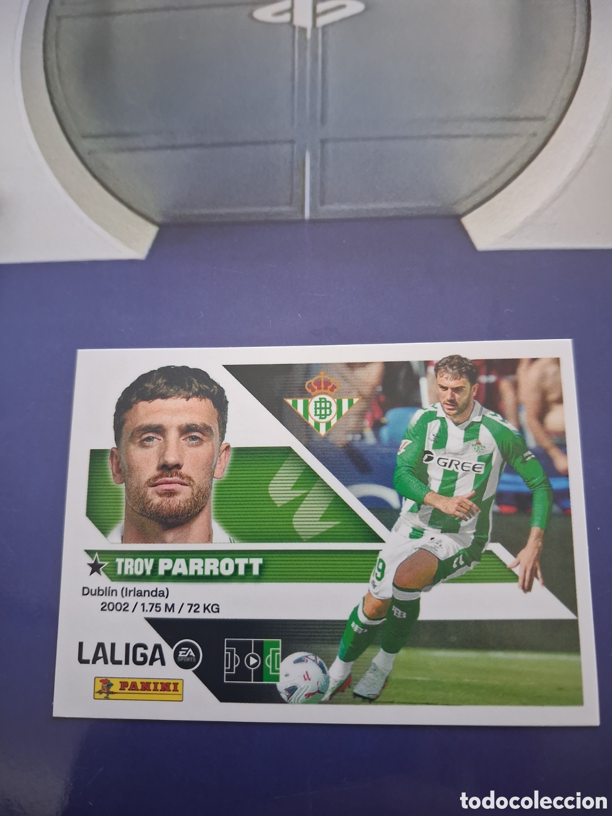 Cromos de f&uacute;tbol: Parrott &Uacute;ltimos fichajes 38 Betis Ediciones Este 2026-27