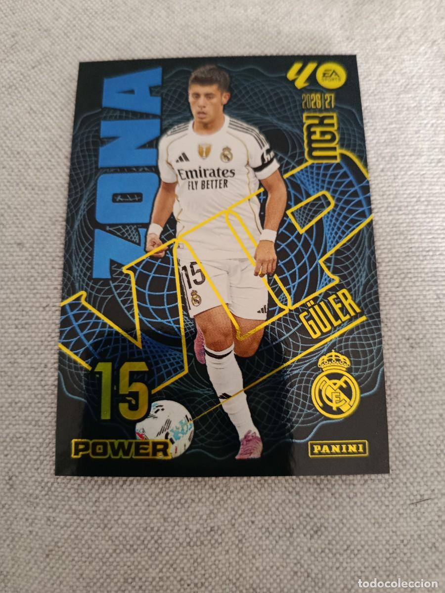 Cromos de f&uacute;tbol: Megacracks 26/27. 396P- G&uuml;ler. Real Madrid. Zona VIP power.