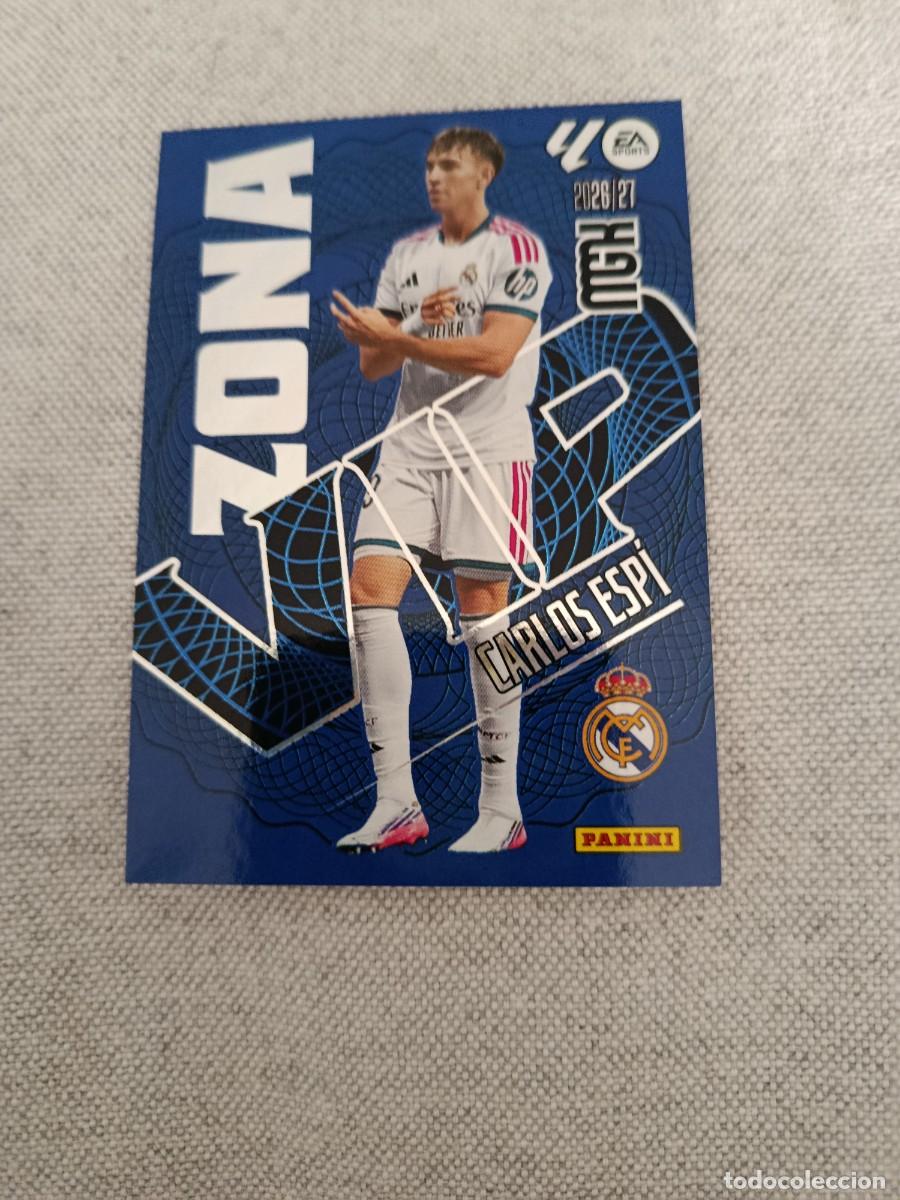 Cromos de f&uacute;tbol: Megacracks 26/27. 521- Carlos Esp&iacute;. Real Madrid. Zona VIP.