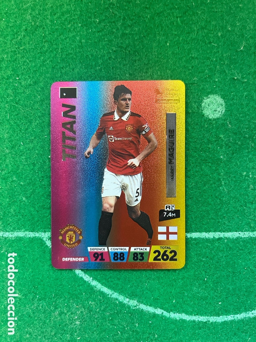 Cromos de f&uacute;tbol: MAGUIRE MANCHESTER UNITED WORLD FOOTBALL STARS PREMIER LEAGUE PANINI TITAN