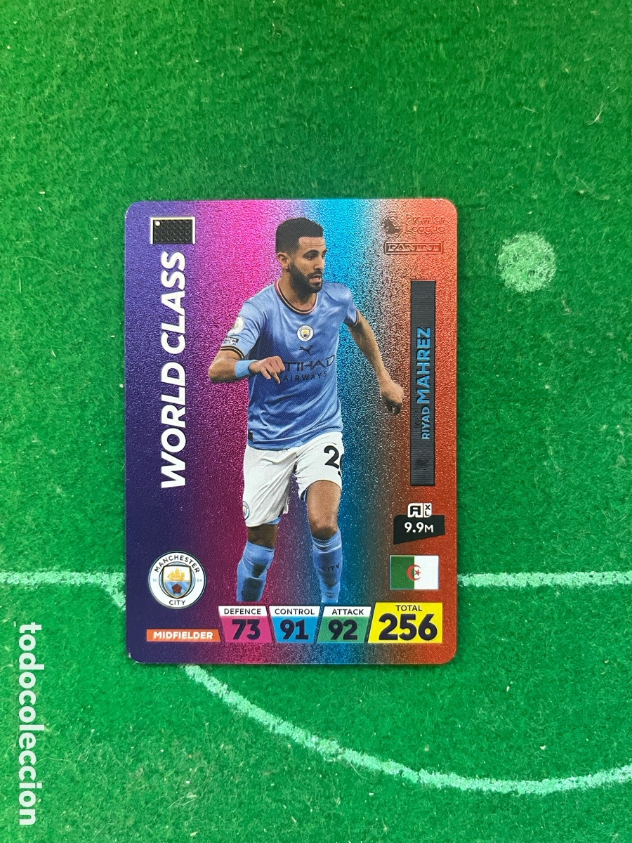 Cromos de f&uacute;tbol: MAHREZ MANCHESTER CITY WORLD FOOTBALL STARS PREMIER LEAGUE PANINI