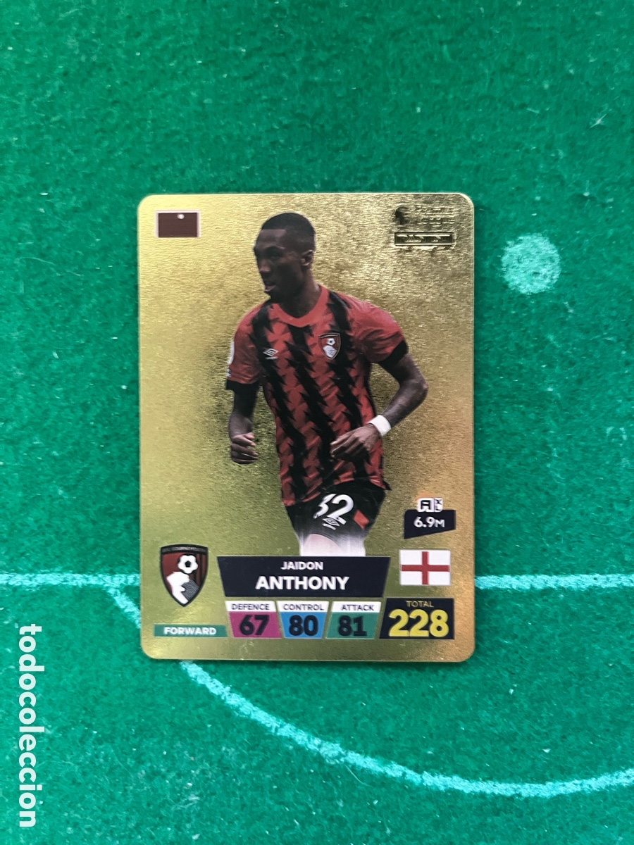 Cromos de f&uacute;tbol: ANTHONY BOURNEMOUTH WORLD FOOTBALL STARS PREMIER LEAGUE PANINI