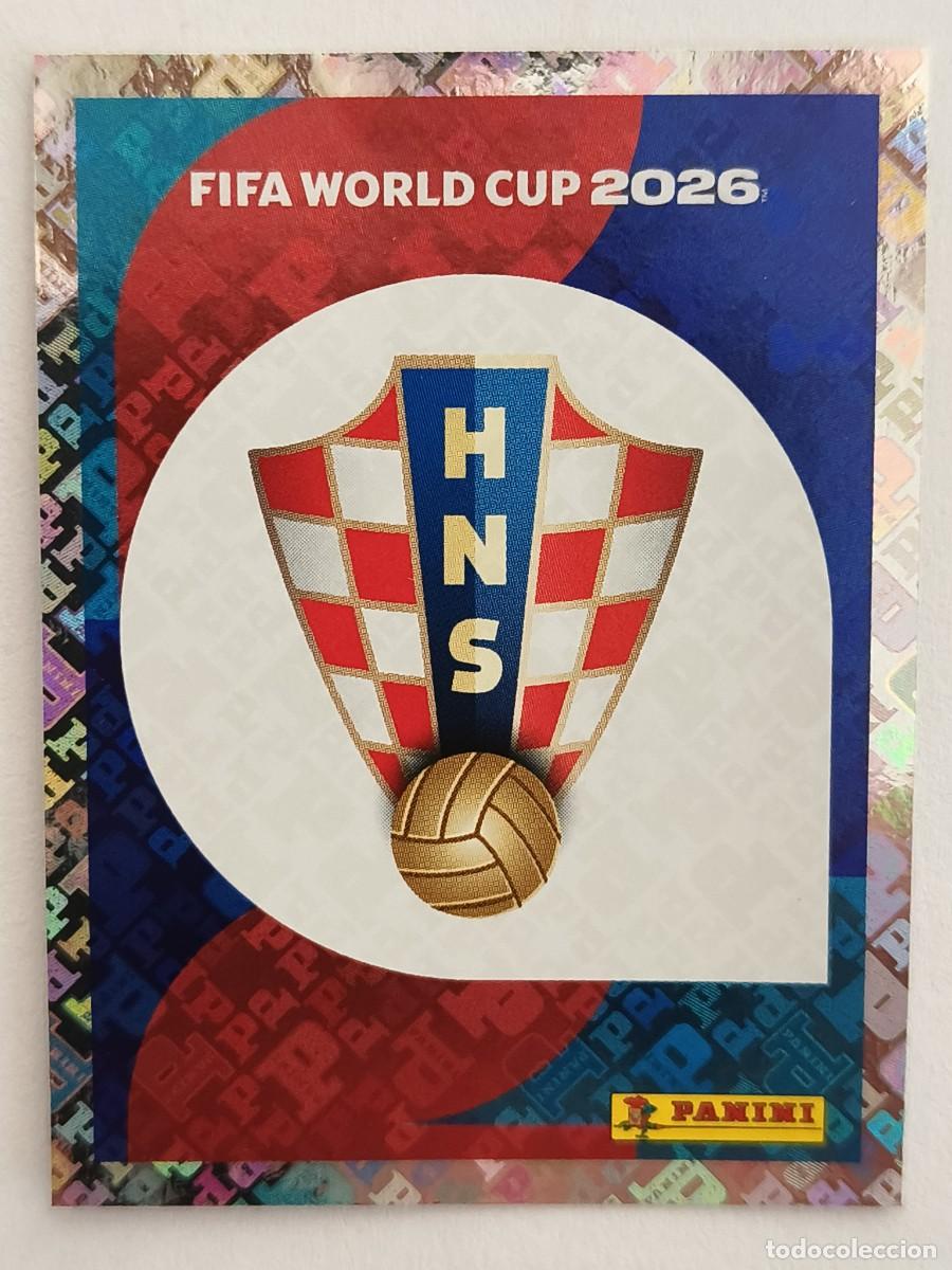 Cromos de f&uacute;tbol: #CRO 1 ESCUDO (CROACIA) MUNDIAL 2026 PANINI