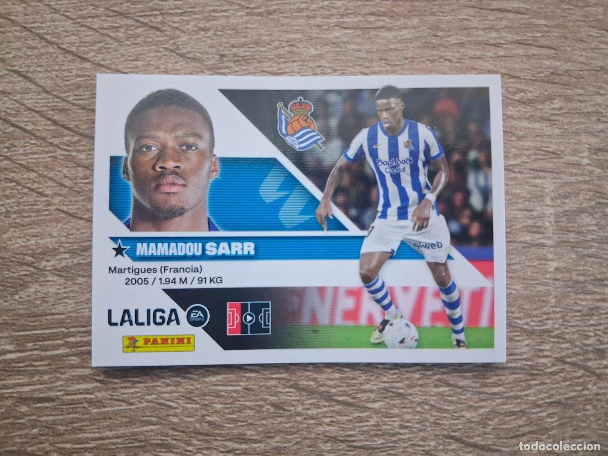 Cromos de f&uacute;tbol: Ediciones Este 2026 2027 26 27 Ultimos Fichajes Real Sociedad 43 Sarr