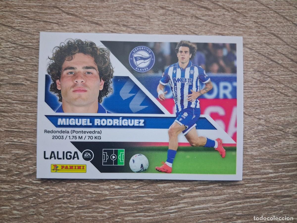 Cromos de f&uacute;tbol: Ediciones Este 2026 2027 26 27 Ultimos Fichajes Deportivo Alaves 44 Miguel Rodriguez