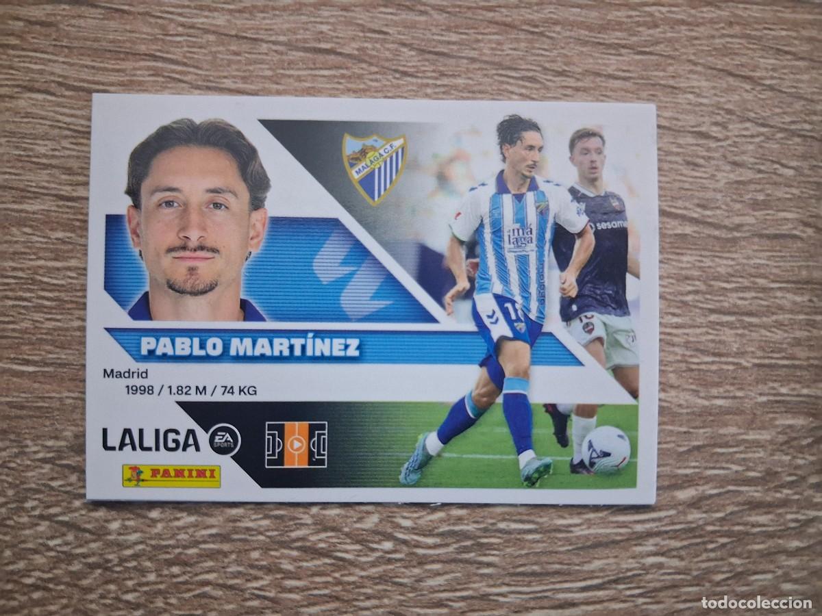 Cromos de f&uacute;tbol: Ediciones Este 2026 2027 26 27 Ultimos Fichajes Malaga CF 45 Pablo Martinez