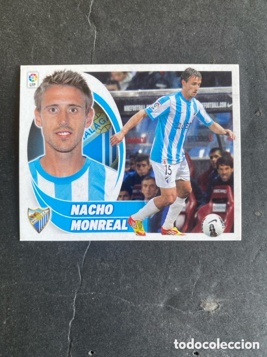 Cromos de f&uacute;tbol: Cromo liga 12/13 M&aacute;laga N* 7