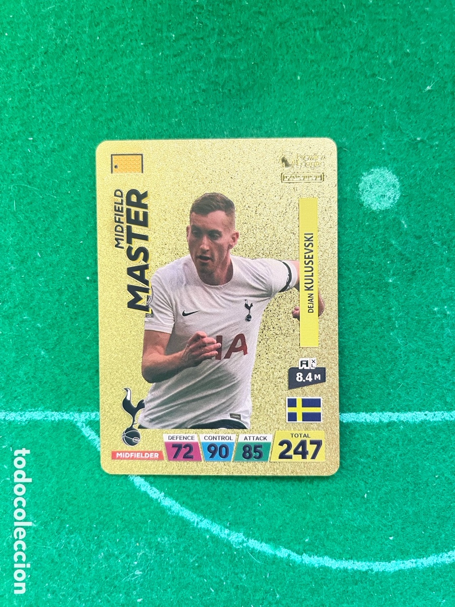 Cromos de f&uacute;tbol: KULUSEVSKI TOTTENHAM HOTSPUR WORLD FOOTBALL STARS PREMIER LEAGUE PANINI MIDFIELD MASTER