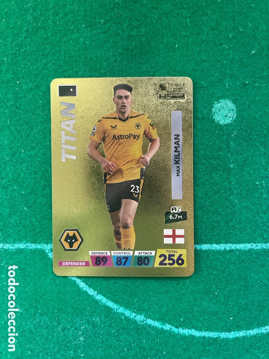 Cromos de f&uacute;tbol: KILMAN WOLVERHAMPTON WONDER WORLD FOOTBALL STARS PREMIER LEAGUE PANINI TITAN
