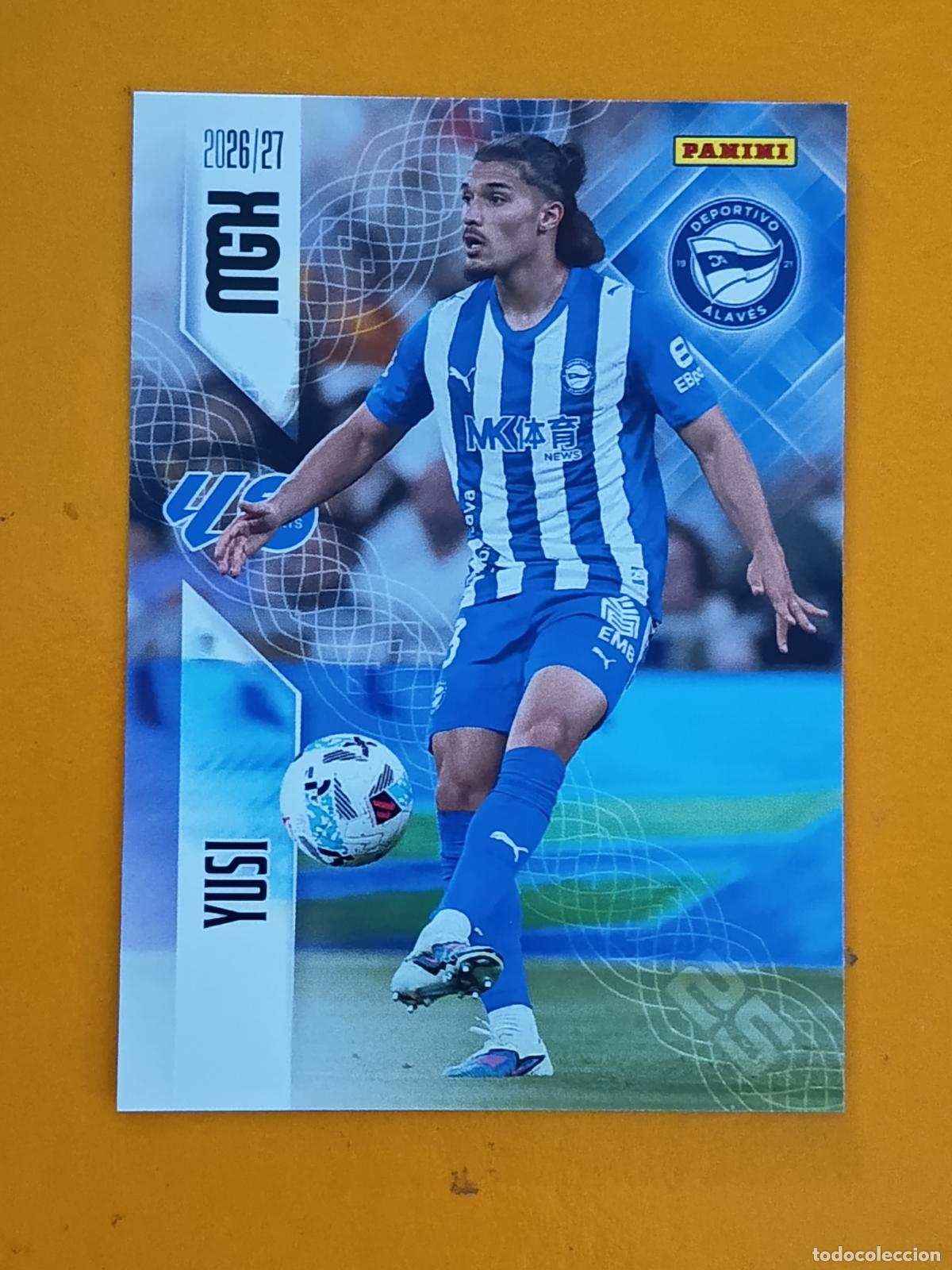 Cromos de f&uacute;tbol: 26 YUSI. DEPORTIVO ALAV&Eacute;S. MEGACRACKS 2026-27. PANINI