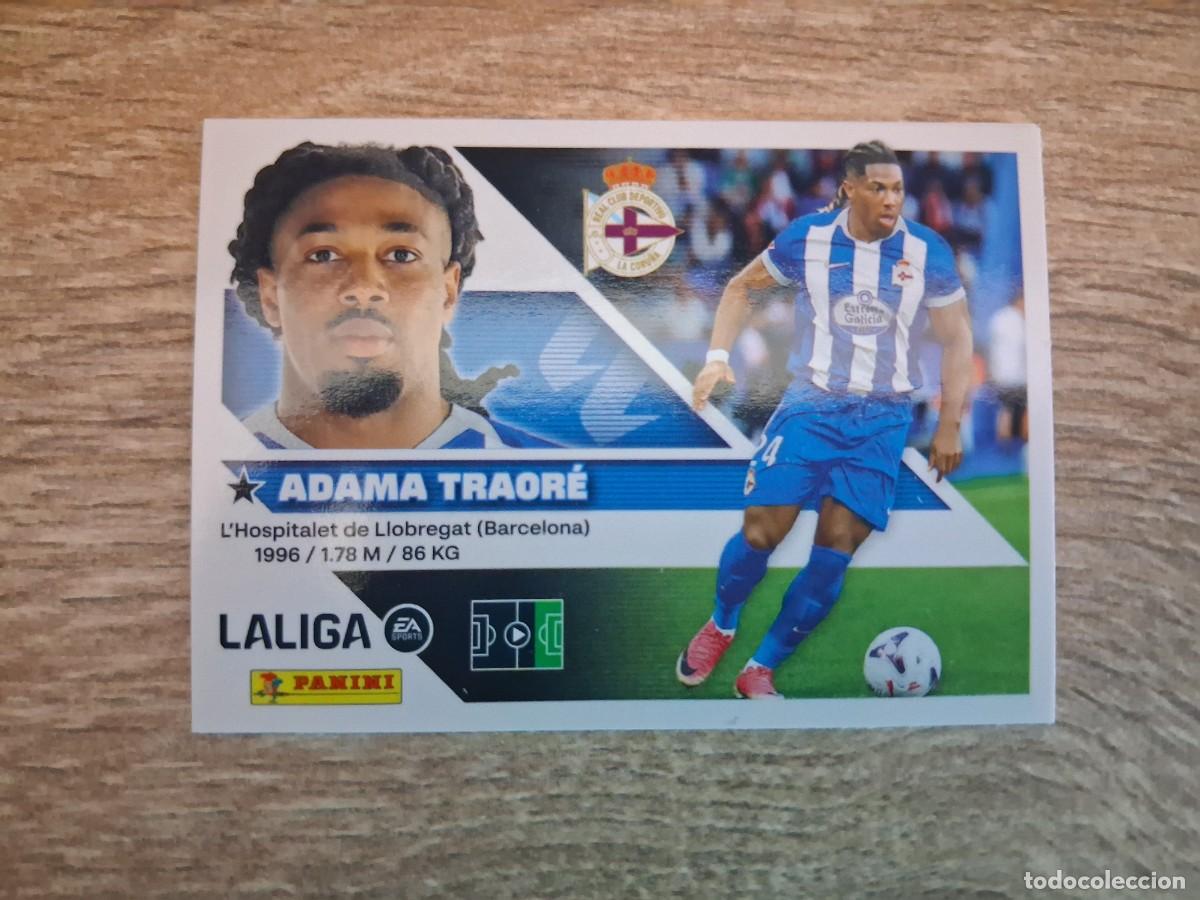 Cromos de f&uacute;tbol: Ediciones Este 2026 2027 26 27 Ultimos Fichajes RC Deportivo 62 Adama Traore