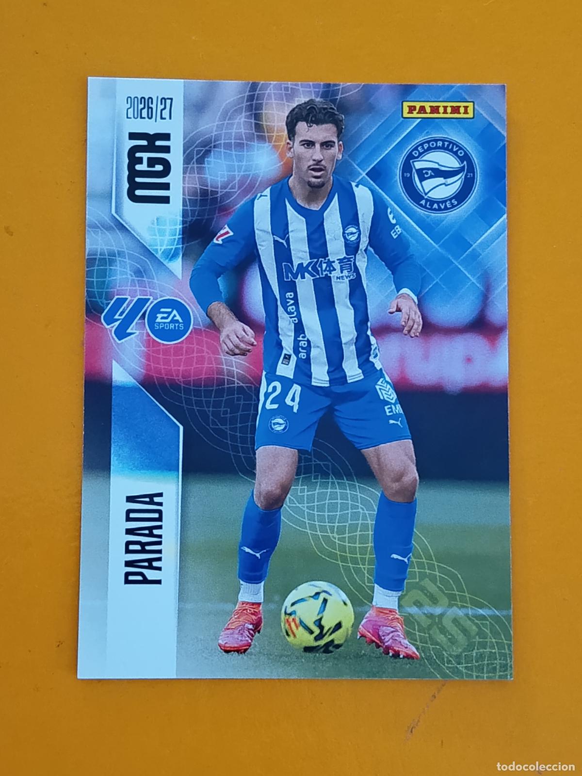 Cromos de f&uacute;tbol: 25 PARADA. DEPORTIVO ALAV&Eacute;S. MEGACRACKS 2026-27. PANINI