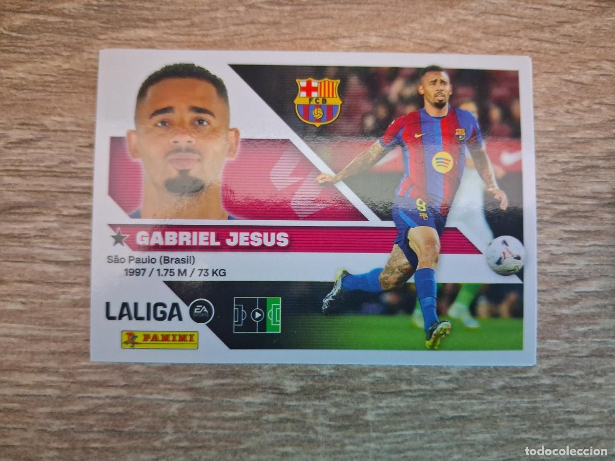 Cromos de f&uacute;tbol: Ediciones Este 2026 2027 26 27 Ultimos Fichajes FC Barcelona 63 Gabriel Jesus