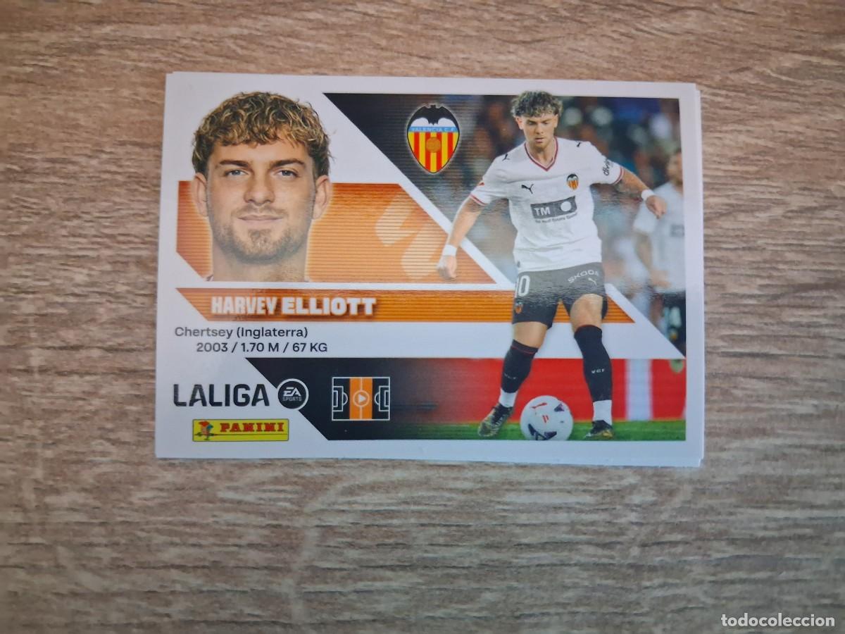 Cromos de f&uacute;tbol: Ediciones Este 2026 2027 26 27 Ultimos Fichajes Valencia CF 64 Elliott