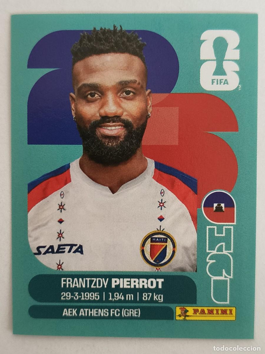 Cromos de f&uacute;tbol: #HAI 20 PIERROT (HAITI) MUNDIAL 2026 PANINI