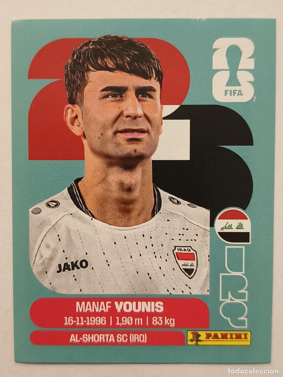 Cromos de f&uacute;tbol: #IRQ 8 YOUNIS (IRAK) MUNDIAL 2026 PANINI