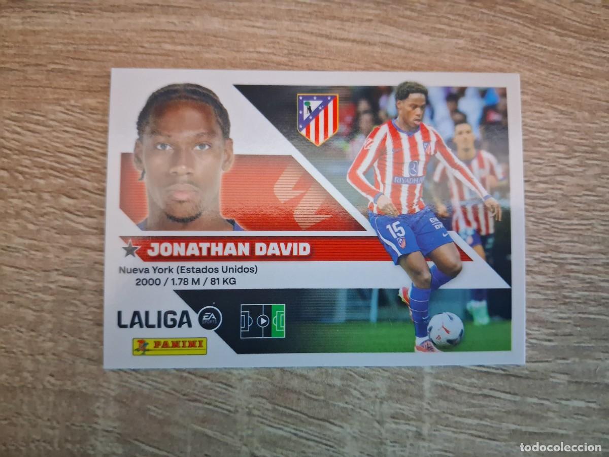 Cromos de f&uacute;tbol: Ediciones Este 2026 2027 26 27 Ultimos Fichajes Atletico de Madrid 66 Jonathan David