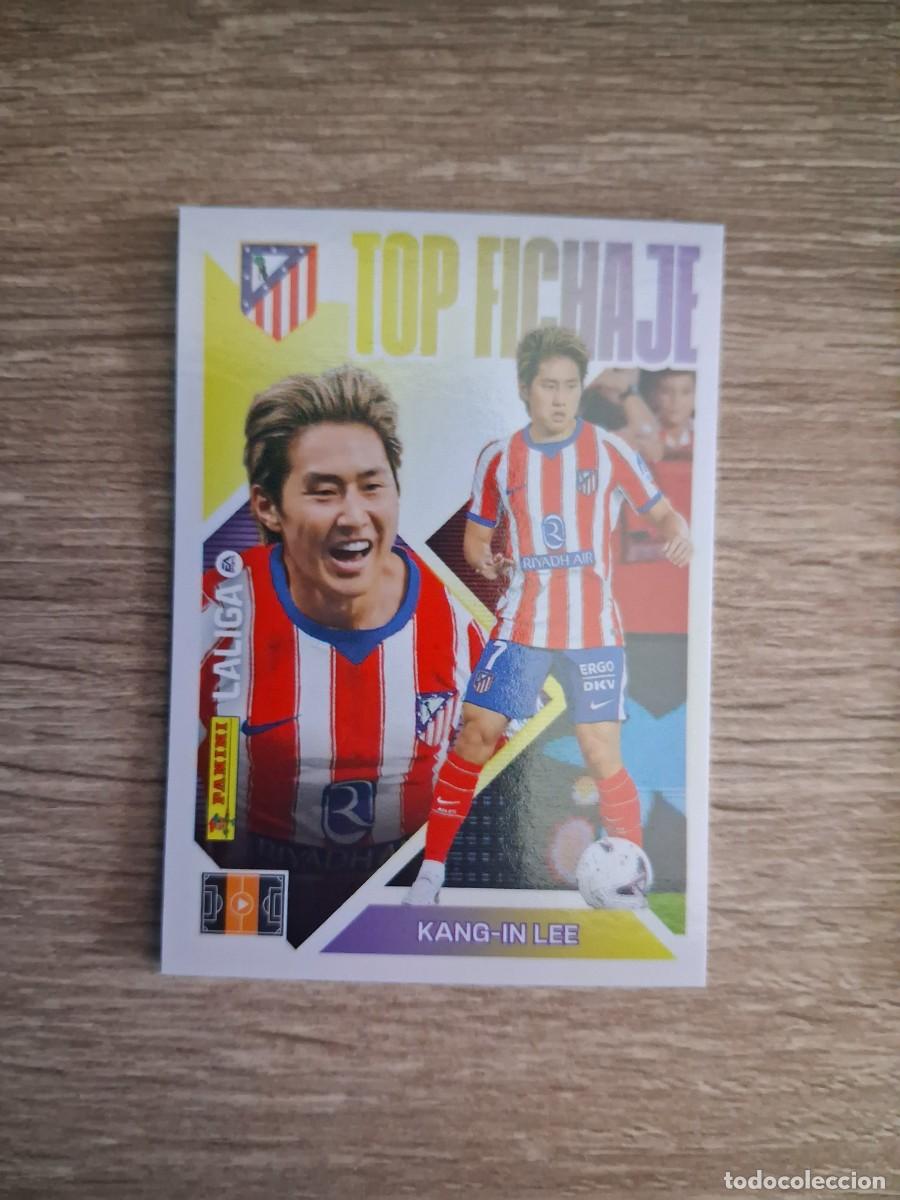 Cromos de f&uacute;tbol: Ediciones Este 2026 2027 26 27 Ultimos Fichajes Top Fichaje Atletico de Madrid 68 Kang-In Lee