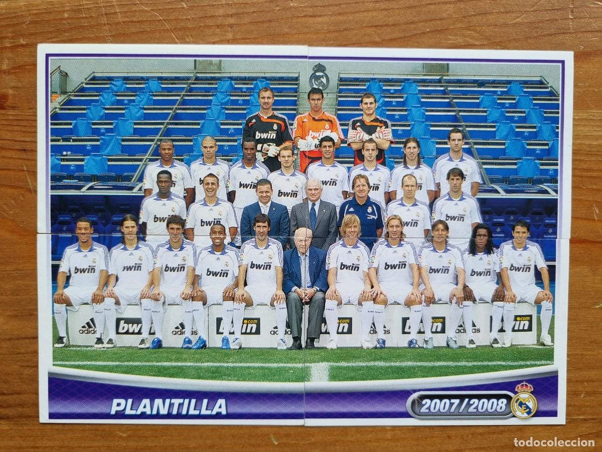 Cartes &agrave; collectionner de Football: 2, 3, 4 y 5 PLANTILLA. Real Madrid 2007 2008 07 08 (Panini)