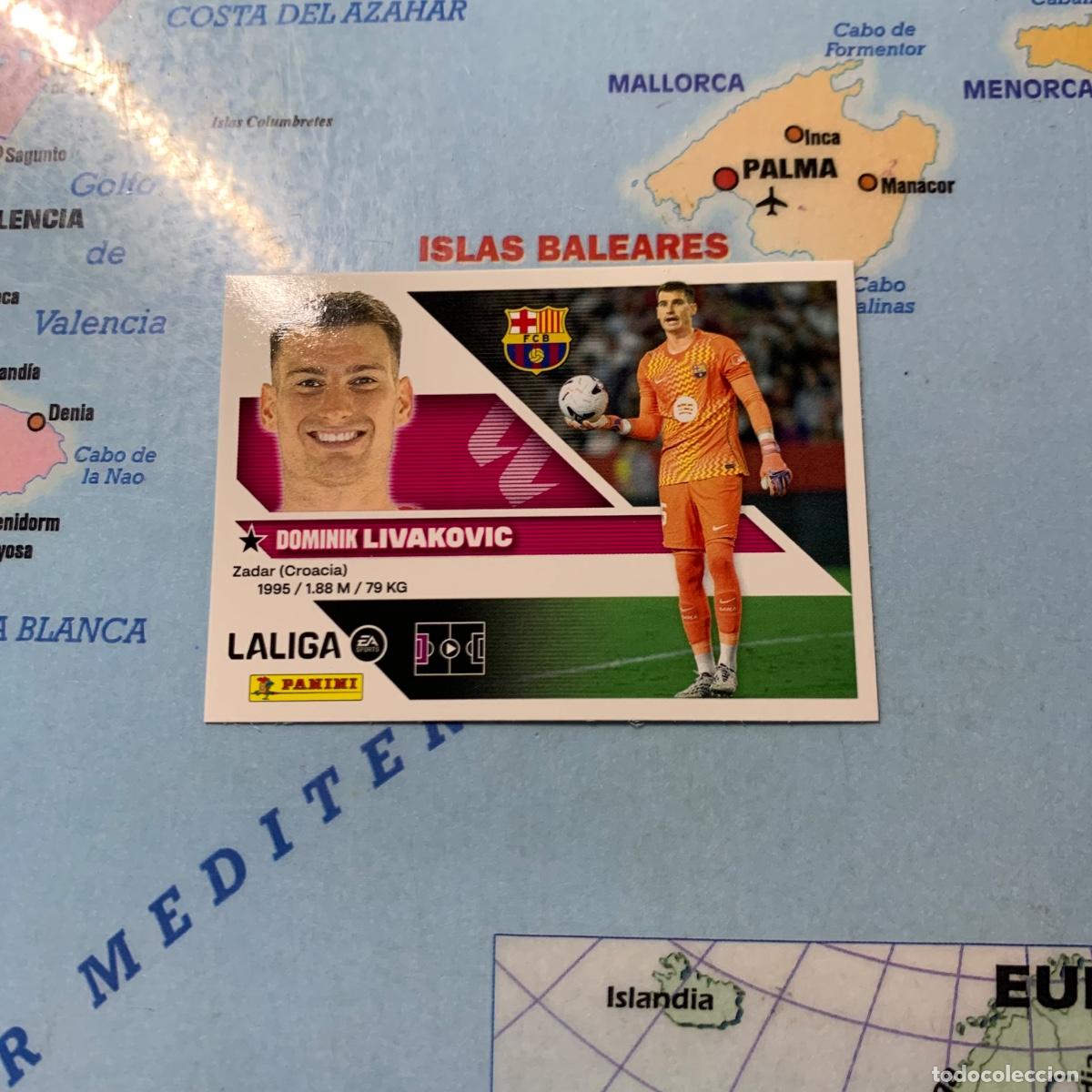 Figurine di Calcio: Livakovic &uacute;ltimo fichaje n&uacute;mero 55 del Barcelona cromo de la liga este 26-27 2026-2027