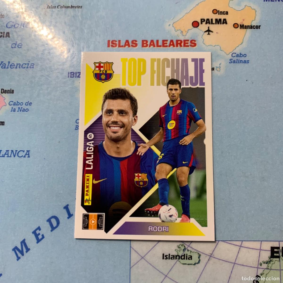 Figurine di Calcio: Rodri &uacute;ltimo fichaje top n&uacute;mero 69 Del Barcelona cromo de la liga este 26-27 2026-2027
