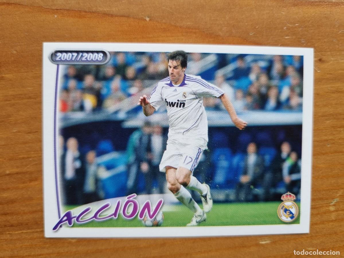 Cromos de f&uacute;tbol: 96 VAN NISTELROOY (Acci&oacute;n). Real Madrid 2007 2008 07 08 (Panini)