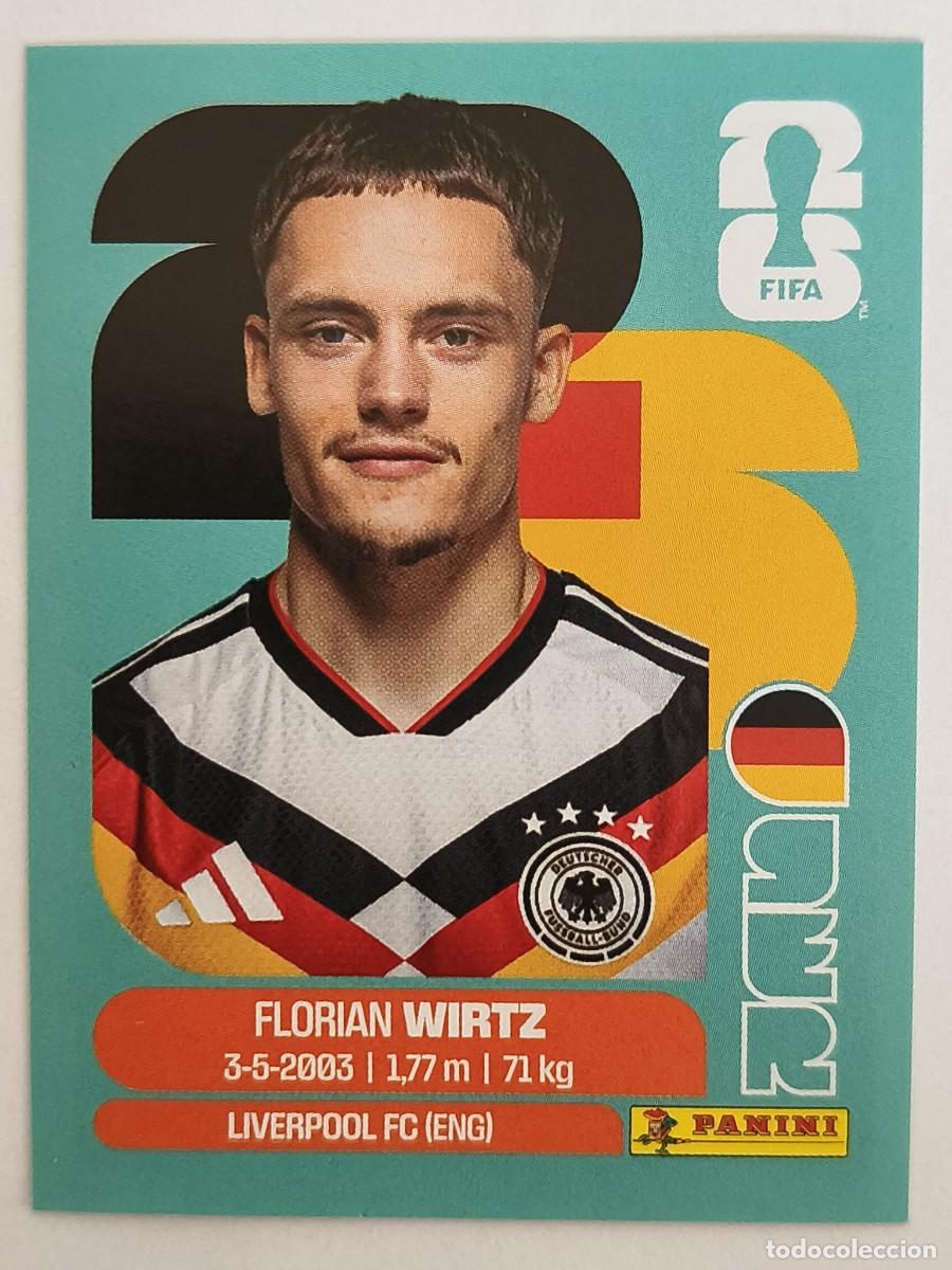 Cromos de f&uacute;tbol: #GER 11 WIRTZ (ALEMANIA) MUNDIAL 2026 PANINI