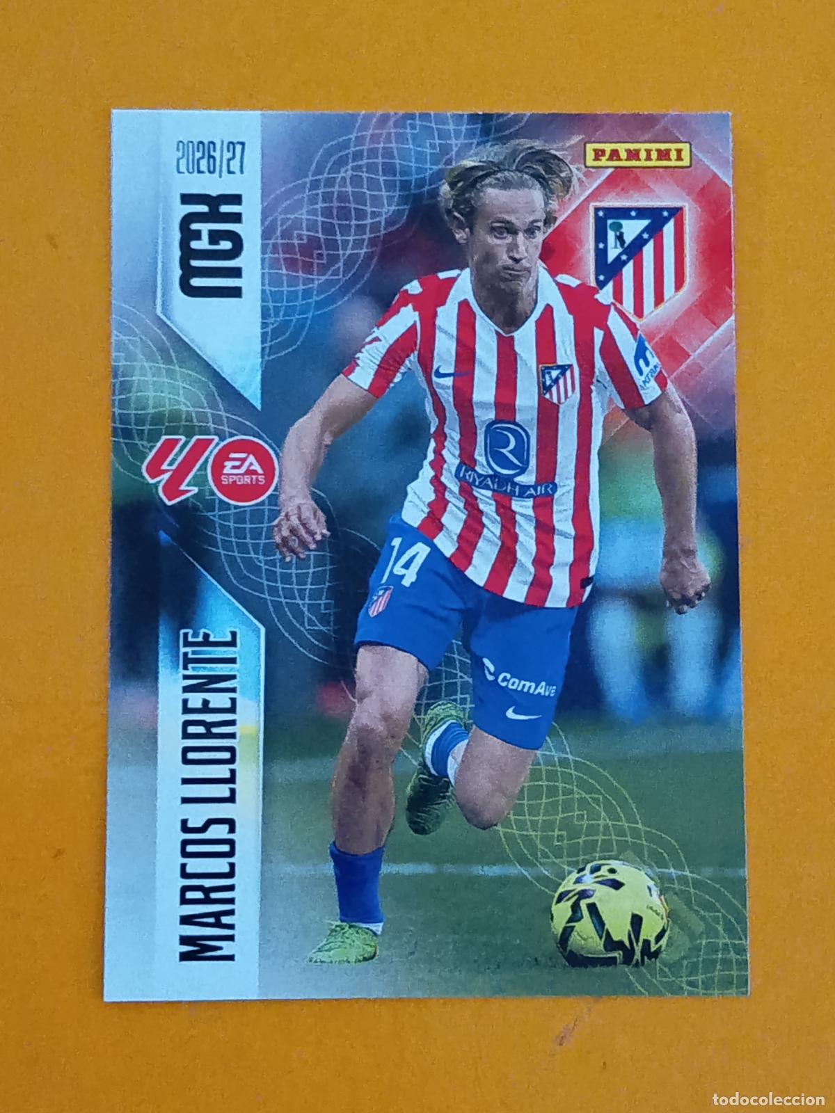 Cromos de f&uacute;tbol: 58 MARCOS LLORENTE. ATL&Eacute;TICO DE MADRID. MEGACRACKS 2026-27. PANINI