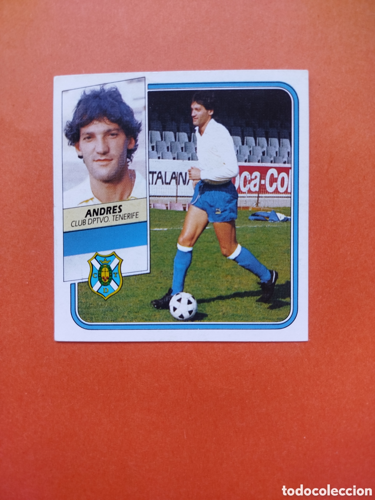 Cromos de f&uacute;tbol: FICHAJE 7 ANDRES SIN PEGAR TENERIFE LIGA ESTE 89-90