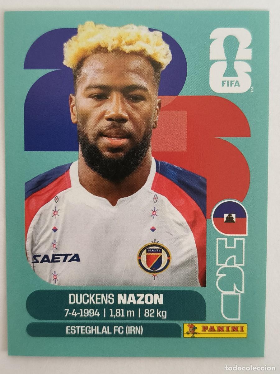 Cromos de f&uacute;tbol: #HAI 18 NAZON (HAITI) MUNDIAL 2026 PANINI
