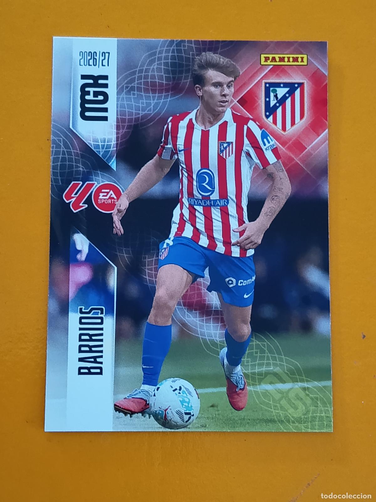 Cromos de f&uacute;tbol: 65 BARRIOS. ATL&Eacute;TICO DE MADRID. MEGACRACKS 2026-27. PANINI