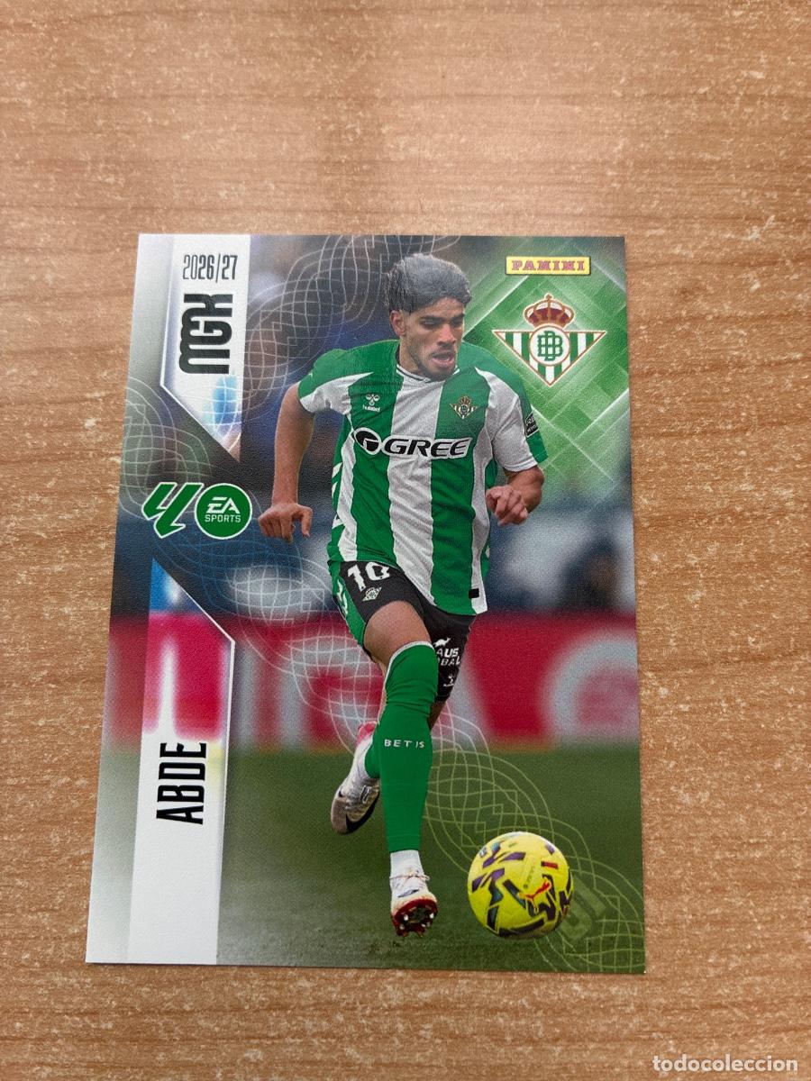 Cromos de f&uacute;tbol: 108 ABDE REAL BETIS MEGACRACKS 2026 2027