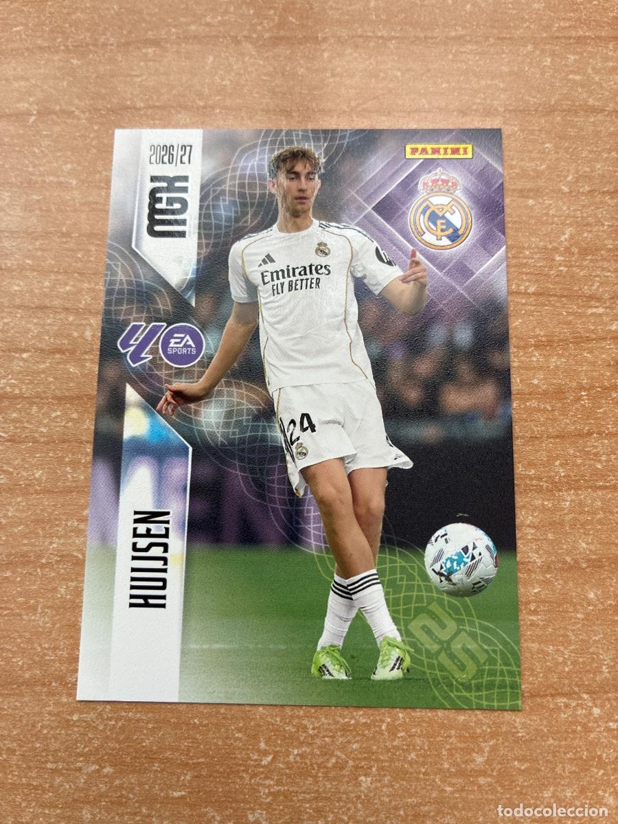 Cromos de f&uacute;tbol: 222 HUIJSEN REAL MADRID MEGACRACKS 2026 2027