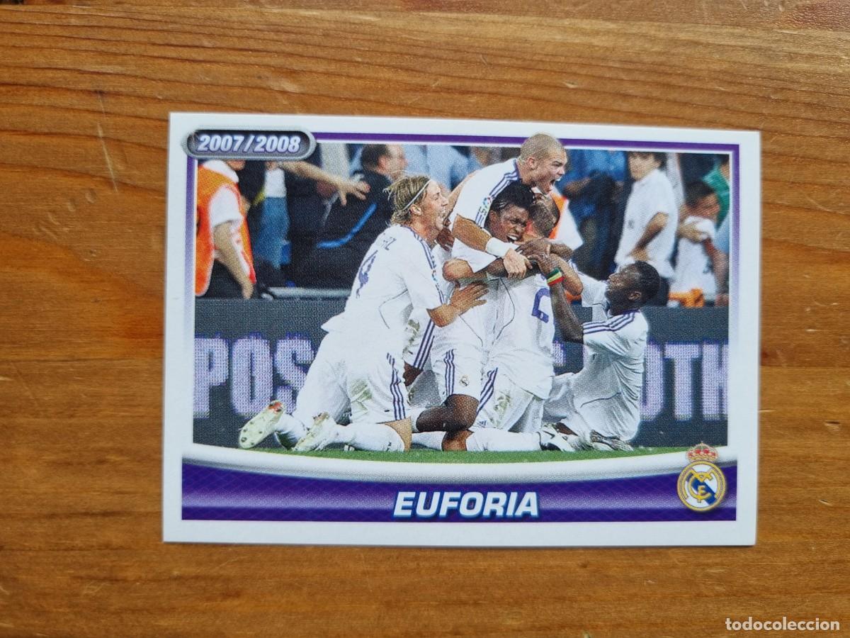 Cromos de f&uacute;tbol: 165 EUFORIA. Real Madrid 2007 2008 07 08 (Panini)