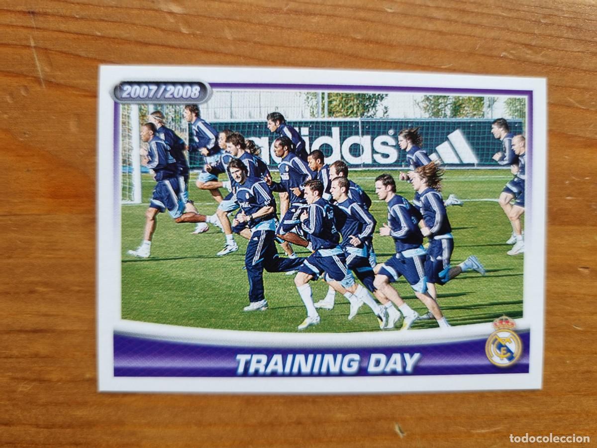 Cromos de f&uacute;tbol: 166 TRAINING DAY. Real Madrid 2007 2008 07 08 (Panini)