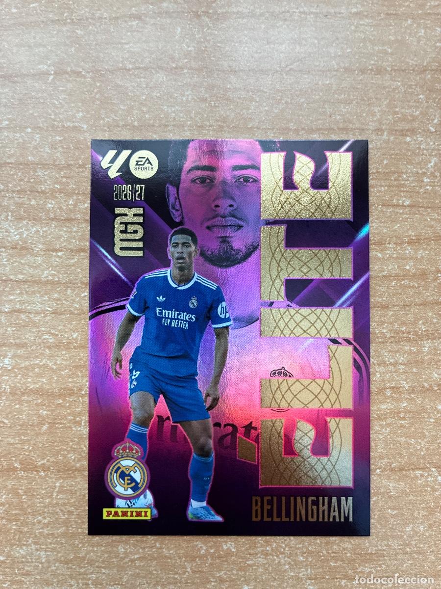 Cromos de f&uacute;tbol: 2 BELLINGHAM &Eacute;LITE REAL MADRID MEGACRACKS 2026 2027