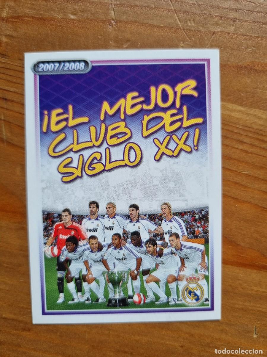 Cromos de f&uacute;tbol: 171 &iexcl;EL MEJOR CLUB DEL SIGLO XX!. Real Madrid 2007 2008 07 08 (Panini)