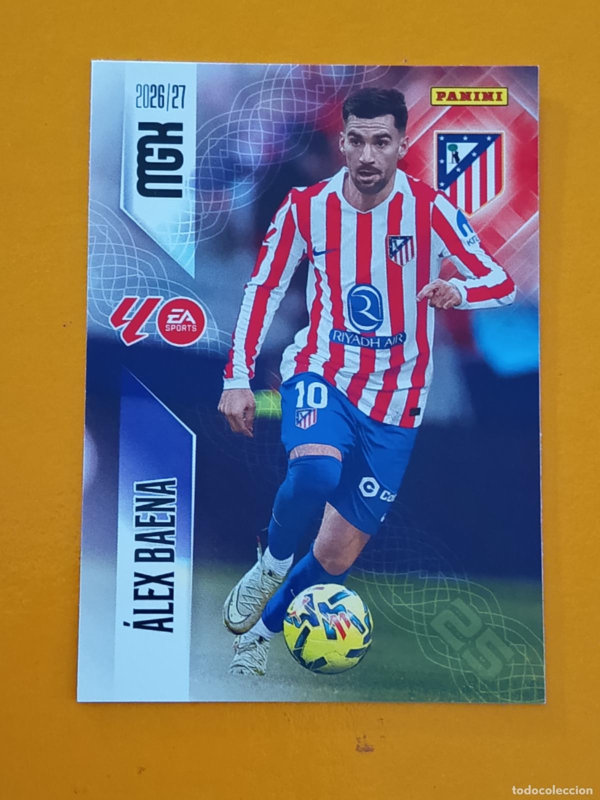 Cromos de f&uacute;tbol: 67 &Aacute;LEX BAENA. ATL&Eacute;TICO DE MADRID. MEGACRACKS 2026-27. PANINI